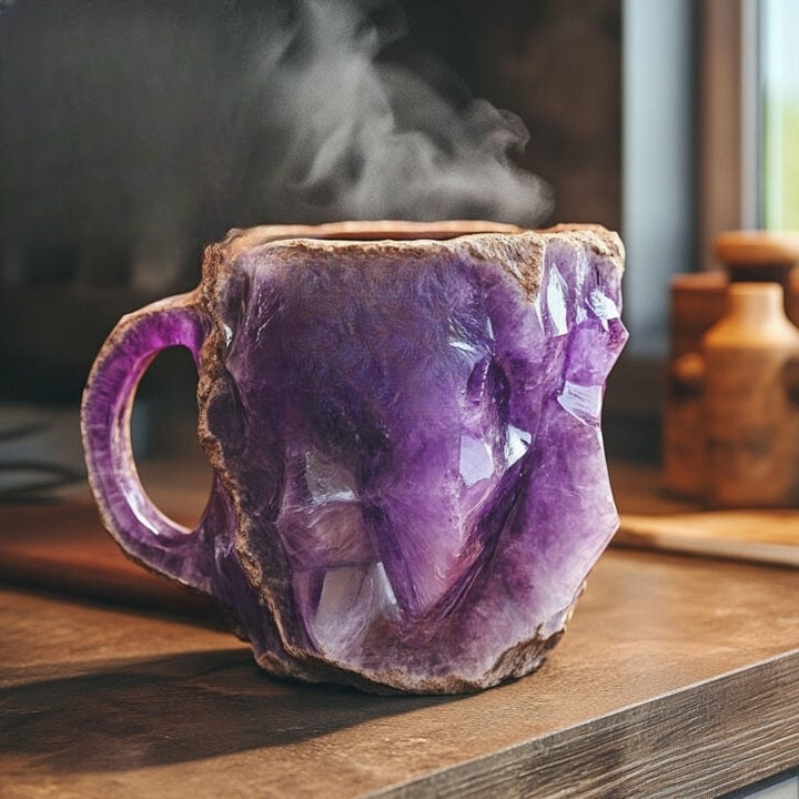 Skanto | Håndlagde Kaffe kopper laget av Mineral Krystall, Isolert, Mikrobølgeovn Sikker, 350-450 ml