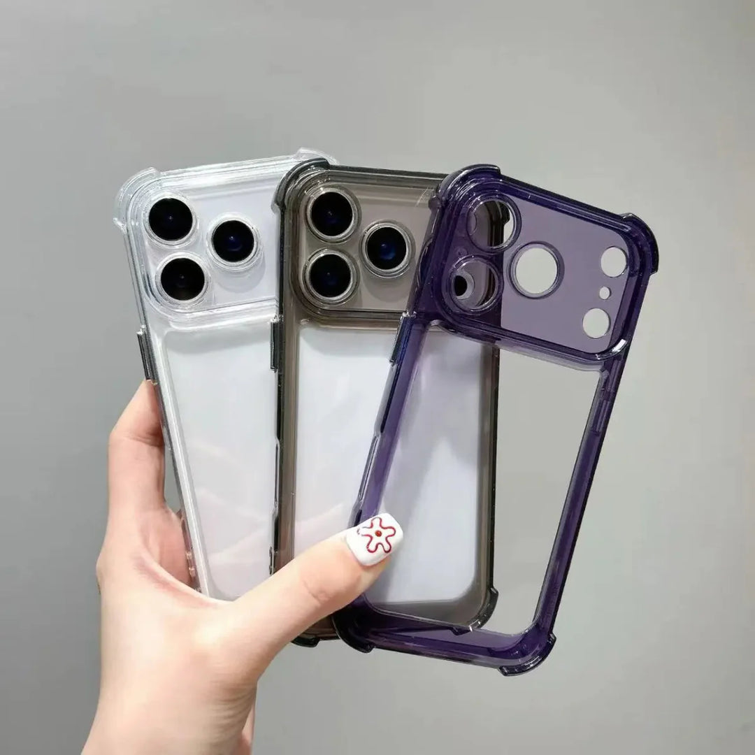 Skanto | AeroGuard – Støtsikker Gjennomsiktig Beskyttelsesdeksel for iPhone 11-17