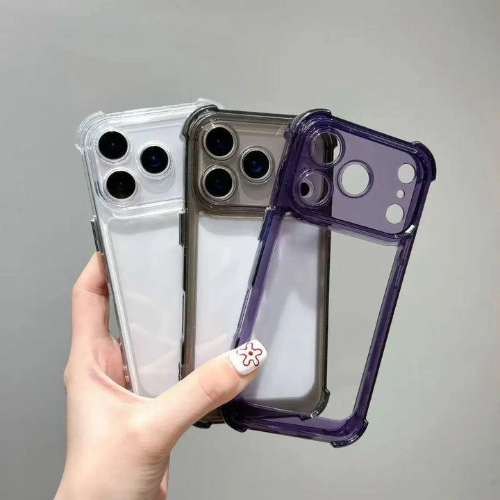Skanto | AeroGuard – Støtsikker Gjennomsiktig Beskyttelsesdeksel for iPhone 11-17