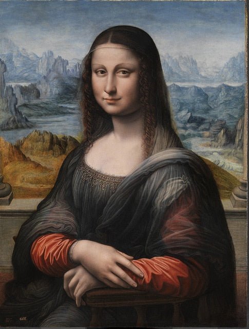 Skanto | Aesthetic Funny Mona Lisa Canvas Plakat