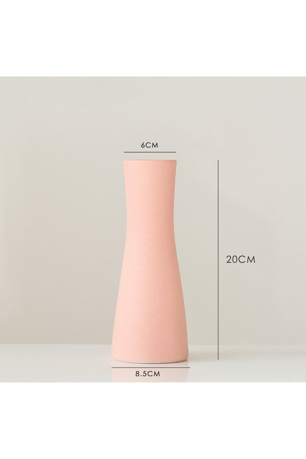 Moderne hvite eleganse vaser