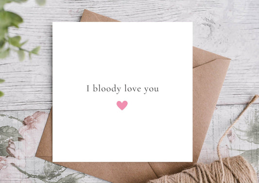 Norvo | Morsom I Love You Valentinsdag / Jubiläumskort