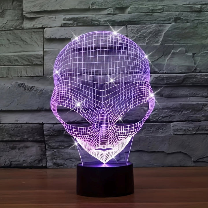 Skanto | AstroLight – 3D-alienlampe med LED fargebelysning og berøringskontroll