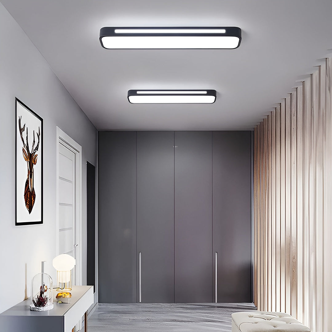 Rektangulær Taklampe – Klare Linjer & Moderne Design | Perfekt for Stue og Spisekrok | Skanto