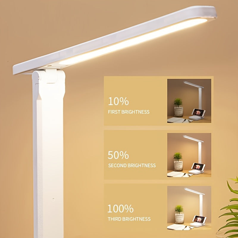 LumiDesk – Justerbar LED Skrivebordslampe med Berøring og USB Skanto