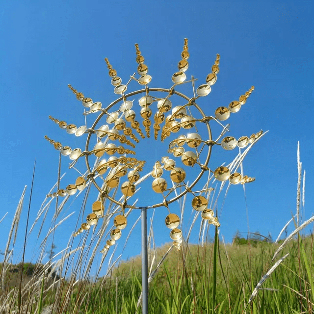 MagicWind kinetisk vindmølle laget av metall | Skanto