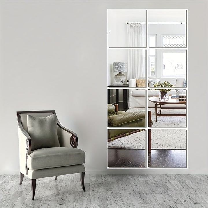 EleganceMirror – Luksus 3D Akryl Speilfliser Sett Skanto