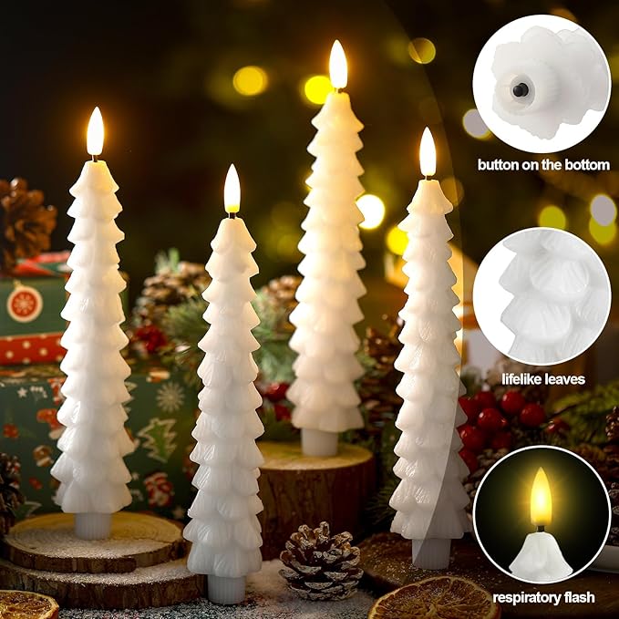 Skanto | Flameless LED-lys med fjernkontroll – Realistisk 3D-flammende modell LumaGlow