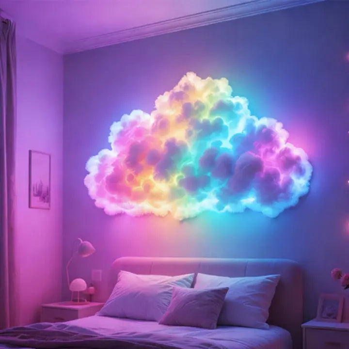Skanto | LED Cloud Magic Light — Fordyp deg i magisk ro og fortryllende øyeblikk av velvære