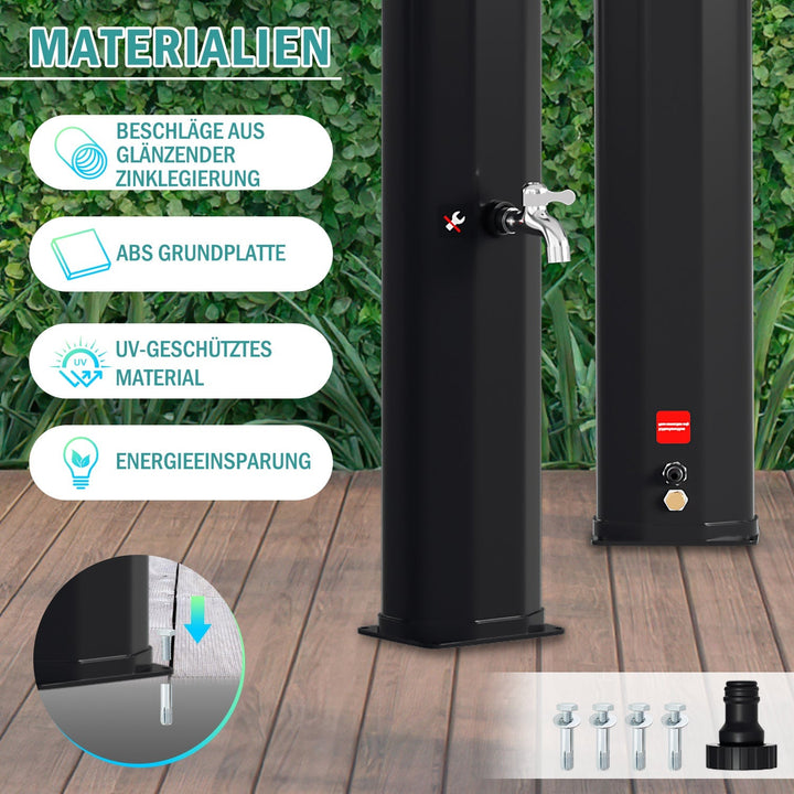 Solardusj 35L hagedusj inkl. beskyttelsesdeksel | Skanto