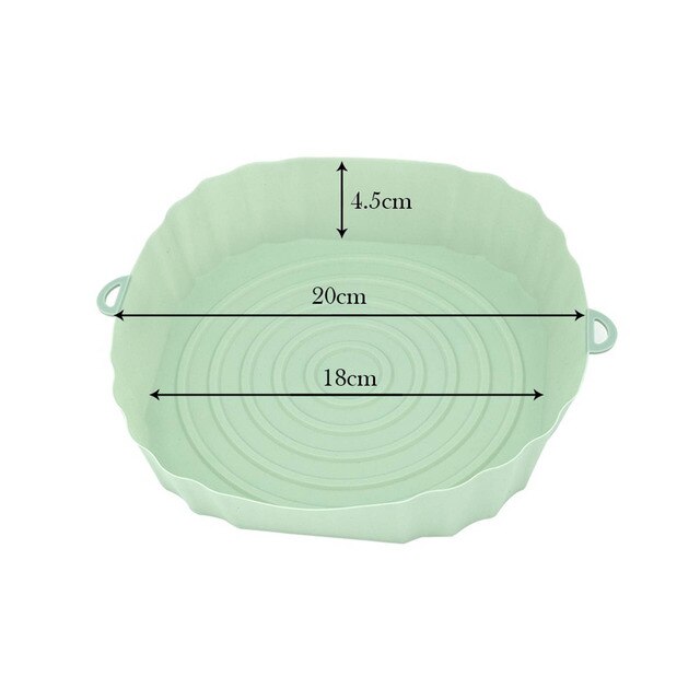 Luftfrityr Bakebrett Silikonpott Nonstick Luftfrityr Bakeform | Skanto