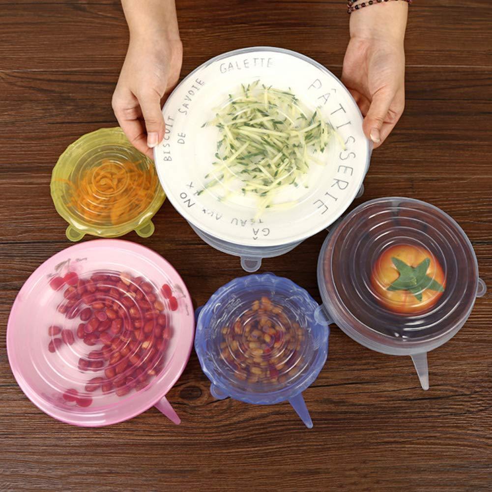 Norvo | Air Tight Silikon Mattrygghet Lokk (Sett med 6)