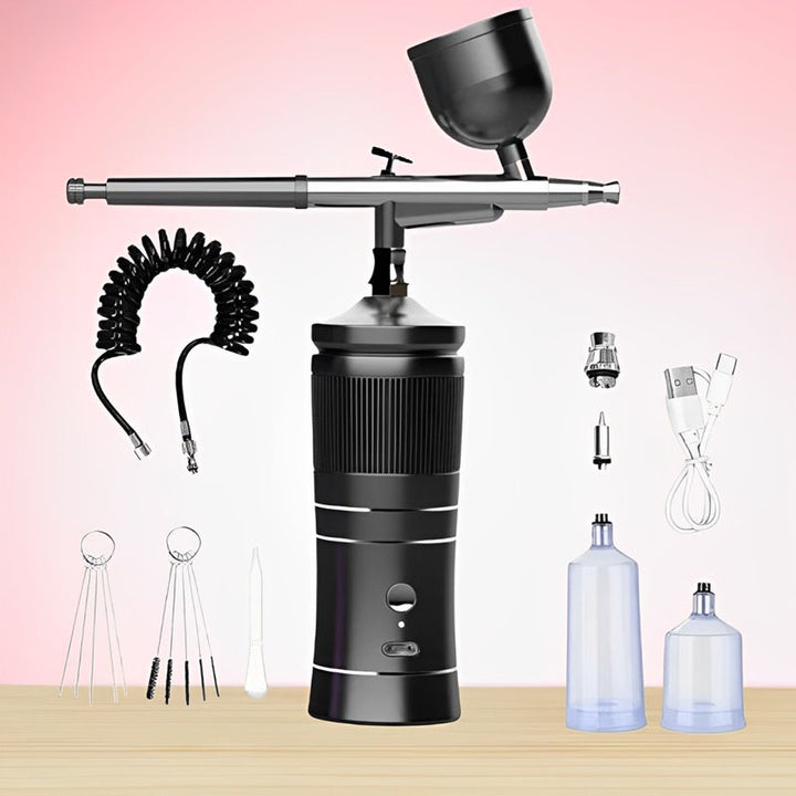 Skanto | Trådløs Mini Airbrush Kit med Kompressor