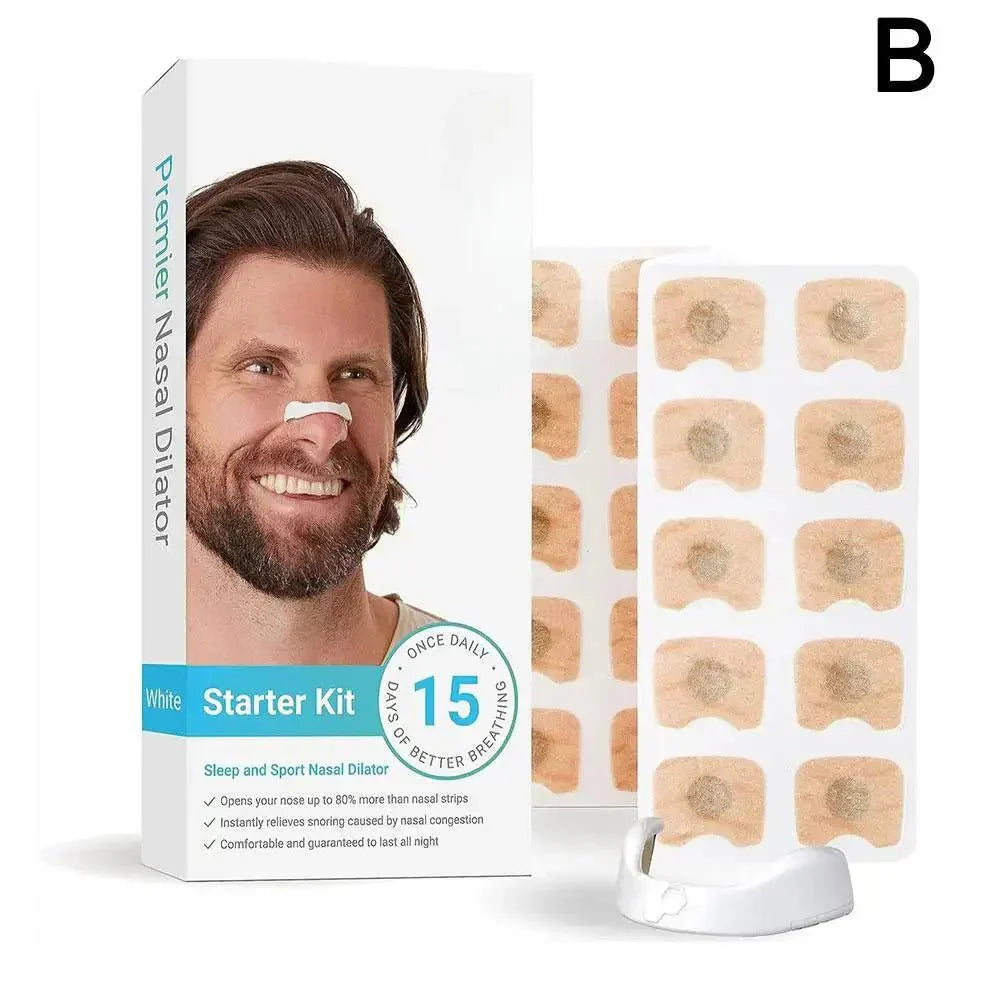 Norvo | Airflow Pro Magnetiske Nese Strips – Gjenbrukbar Neseutvider for Bedre Pust, Snorking Lindring, og Allergi Støtte