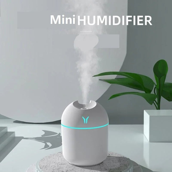 Skanto | AirMist 250 – USB Mini Luftfukter med Aromaterapi Funksjon