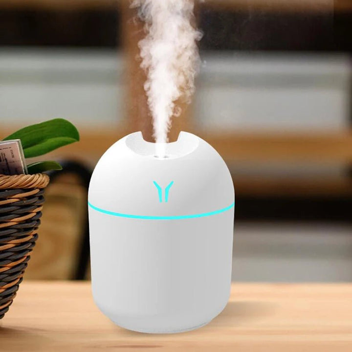 Skanto | AirMist 250 – USB Mini Luftfukter med Aromaterapi Funksjon