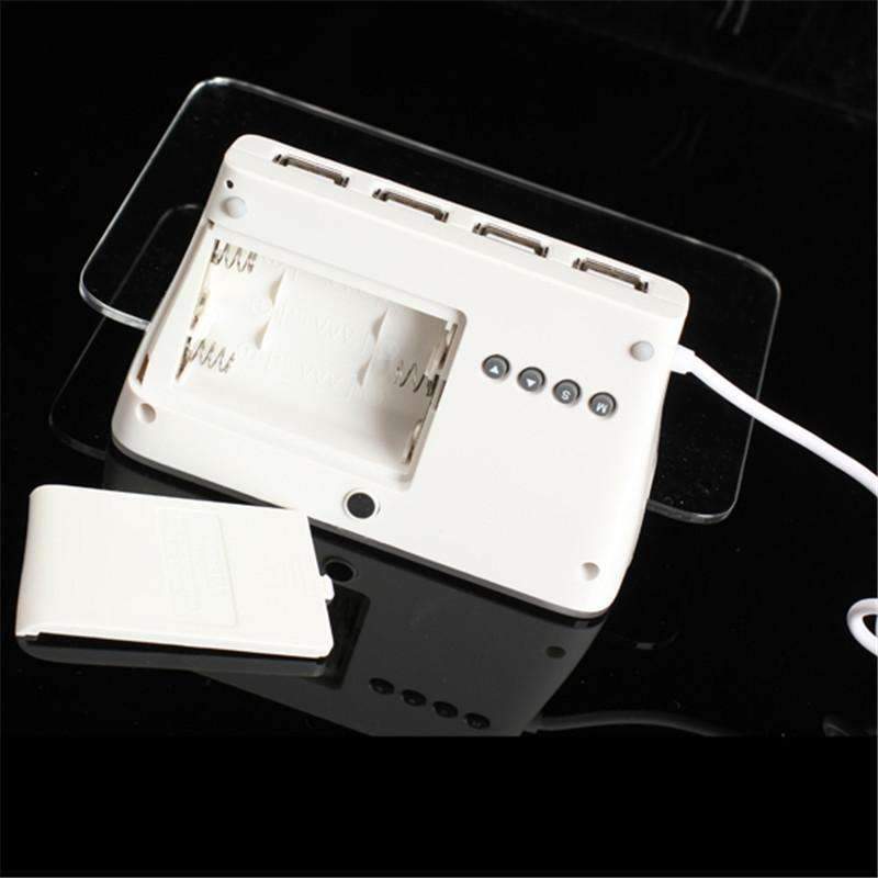 Norvo | Blå LED Fluorescent Digital Vekkerklokke