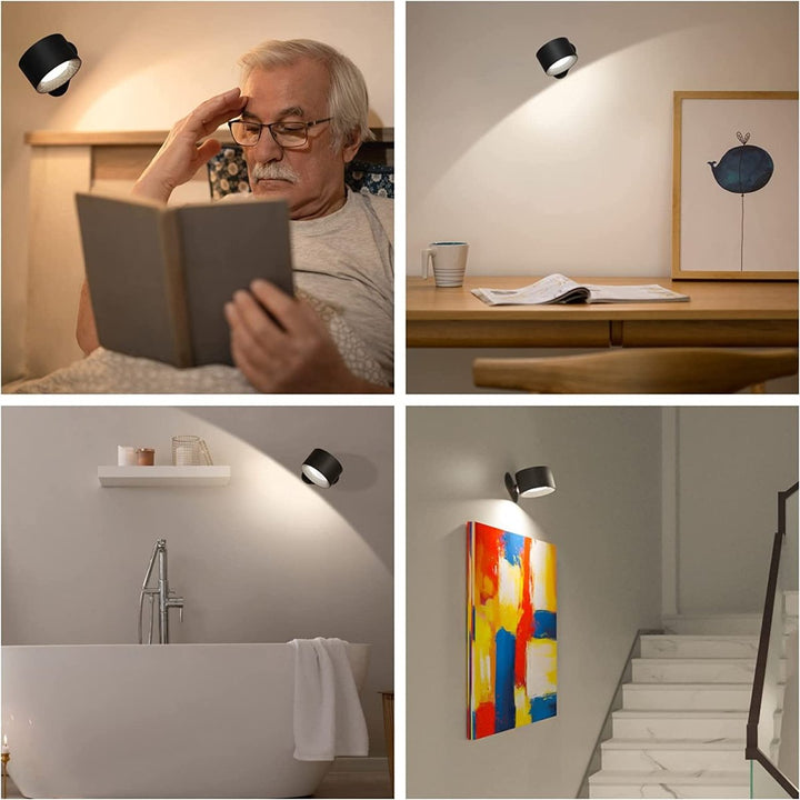 Skanto | ZENLAMP – Trådlamp 360° Rotasjon LED Lampe for Fleksibel Belysning