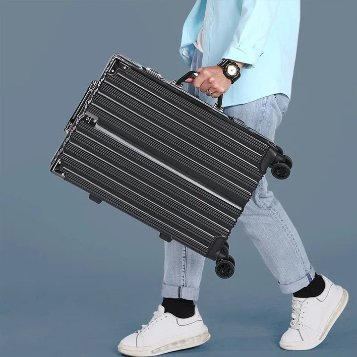 Aluminium ramme hard skall koffert – Genève | Skanto