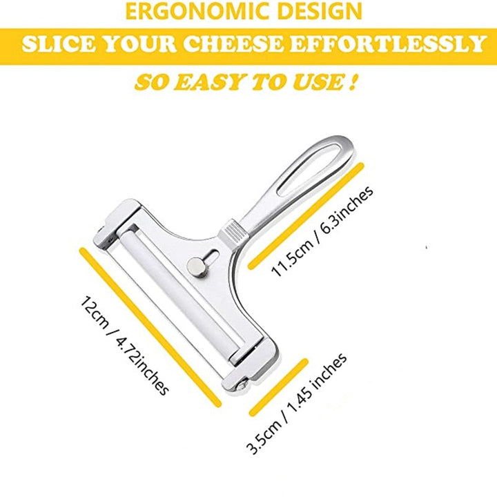 Aluminiumlegering Osteslicer Justerbar Tykkelse Kjøkkenverktøy | Skanto