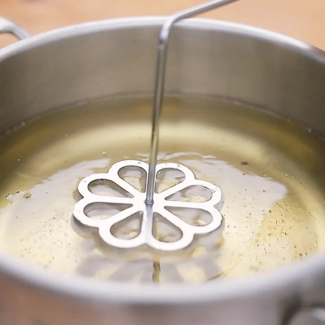 Aluminium Svensk Rosett Jern Maker Vaffelformer Traktorkake Ring Maker | Skanto