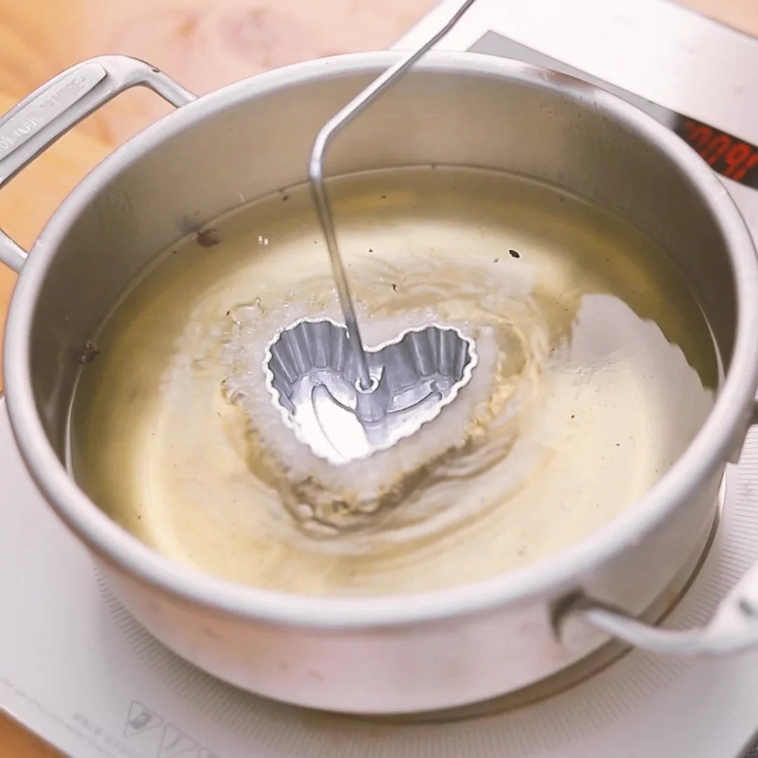 Aluminium Svensk Rosett Jern Maker Vaffelformer Traktorkake Ring Maker | Skanto