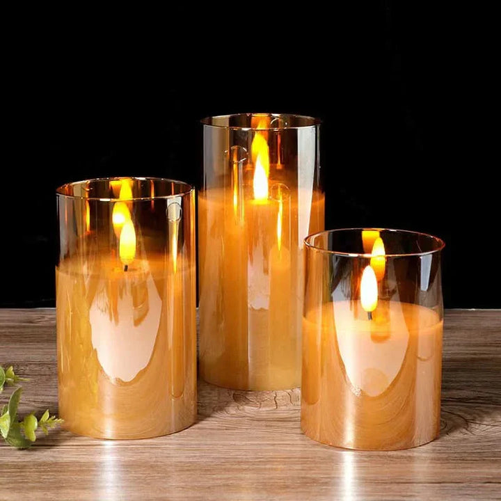 Skanto | SAFEGLOW CANDLES – Oppladbare LED-lys for en trygg og stemningsfull atmosfære hjemme