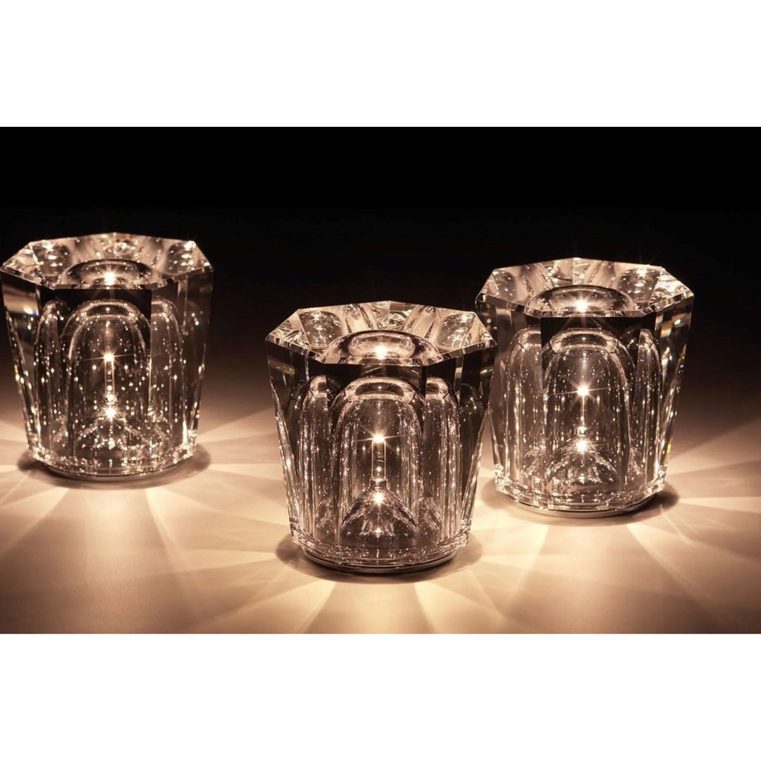Lampe - Luksus Diamant Krystall LED Oppladbar tavlelampe