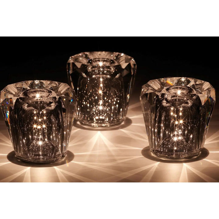 Lampe - Luksus Diamant Krystall LED Oppladbar tavlelampe