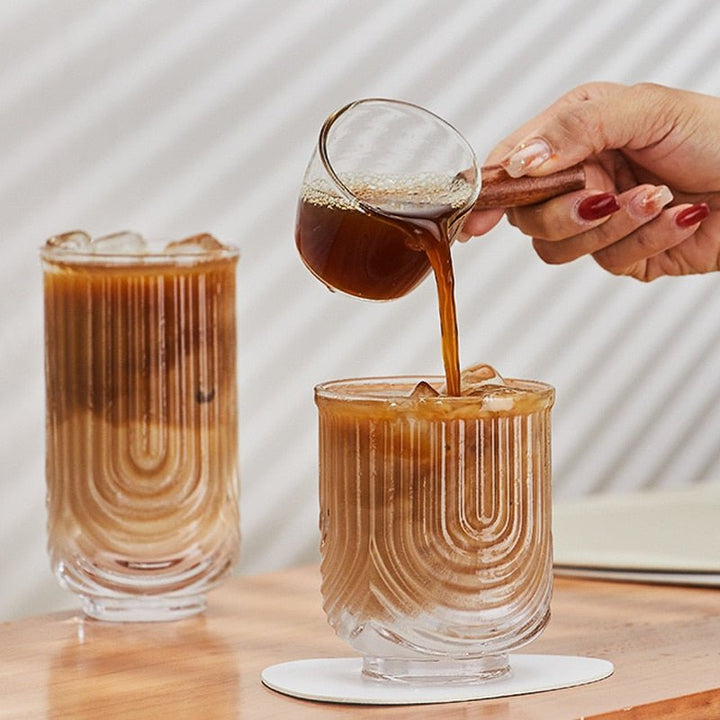 Skanto | Amerikansk Is Latte Glass Kaffe Krus