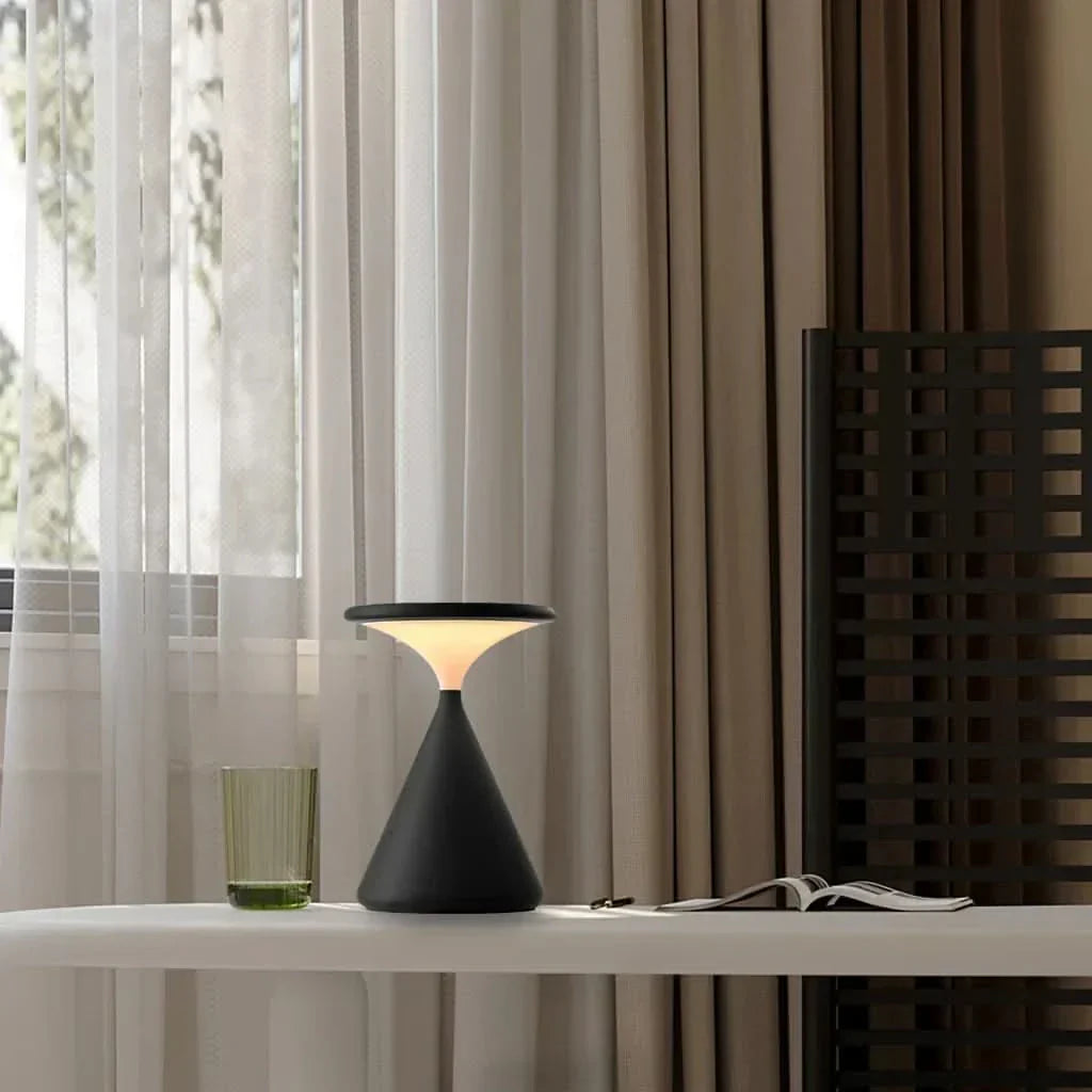 Skanto | Timeglass Trådløs LED Bordlampe med Touch Dimmer