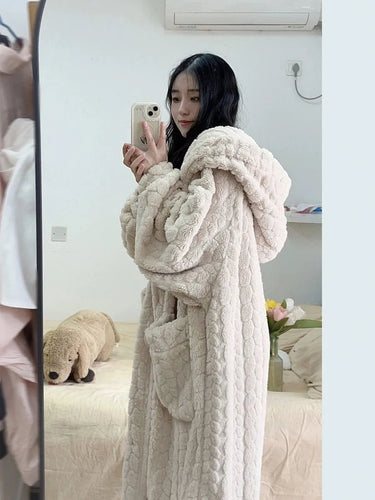Skanto | Amy Nightfall Kåpe – Myk dames kåpe med hette og lommer