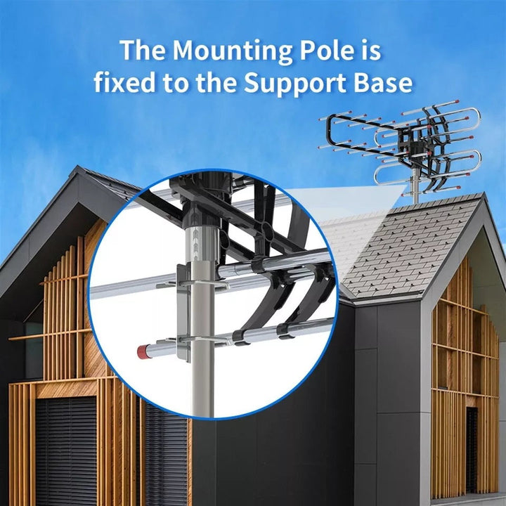 Skanto | Long Range Outdoor TV Antenna med HD Signal Booster