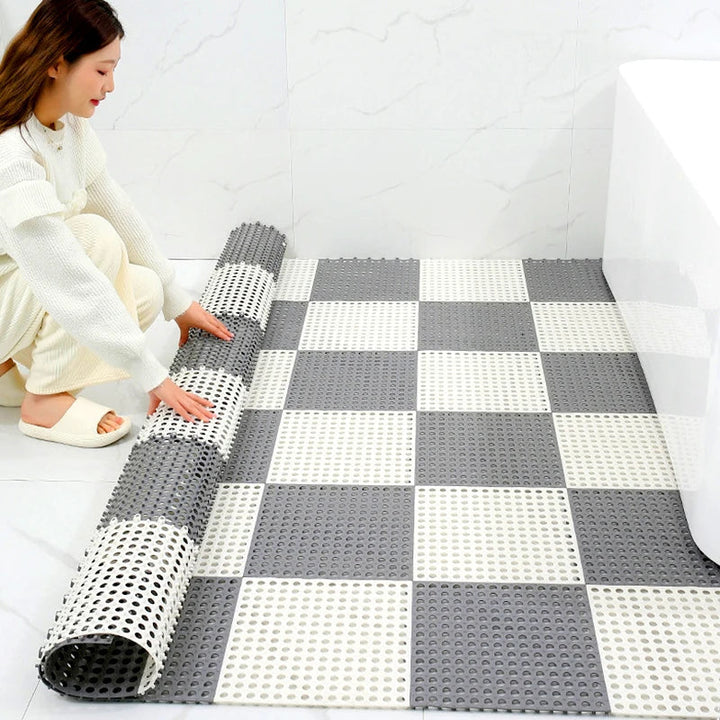 Skanto | GripDrop Anti-Slip Dusjmatte – Vanntett Bad Gulvmatte