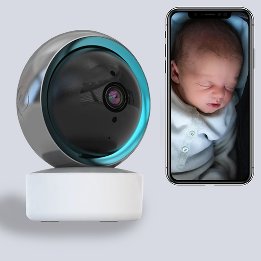 Norvo | {SALE} Trådløs HD Smart Baby Monitor med Nattesyn - Med Mobilapp
