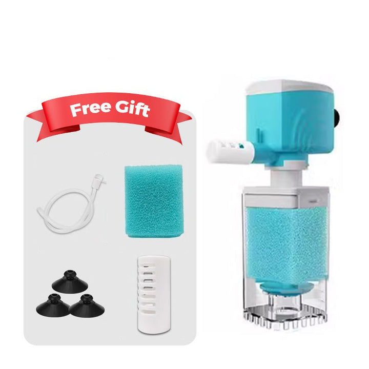 Skanto | AQUAFLOW 5-IN-1 – Krystallklart vann & Automatisk rengjøring for akvarier