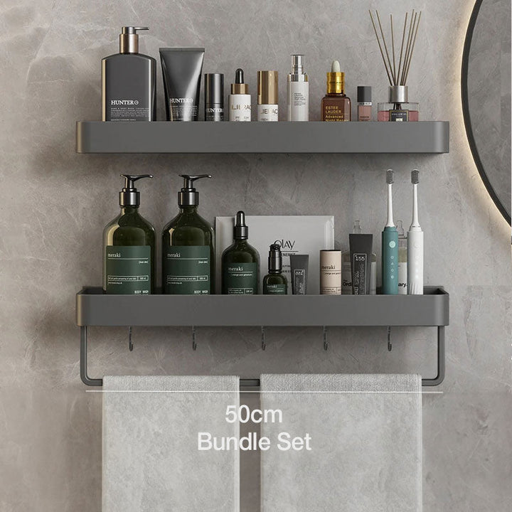 Skanto | AquaShelf – Stilfull Vegghylle for Moderne Baderom Oppbevaring