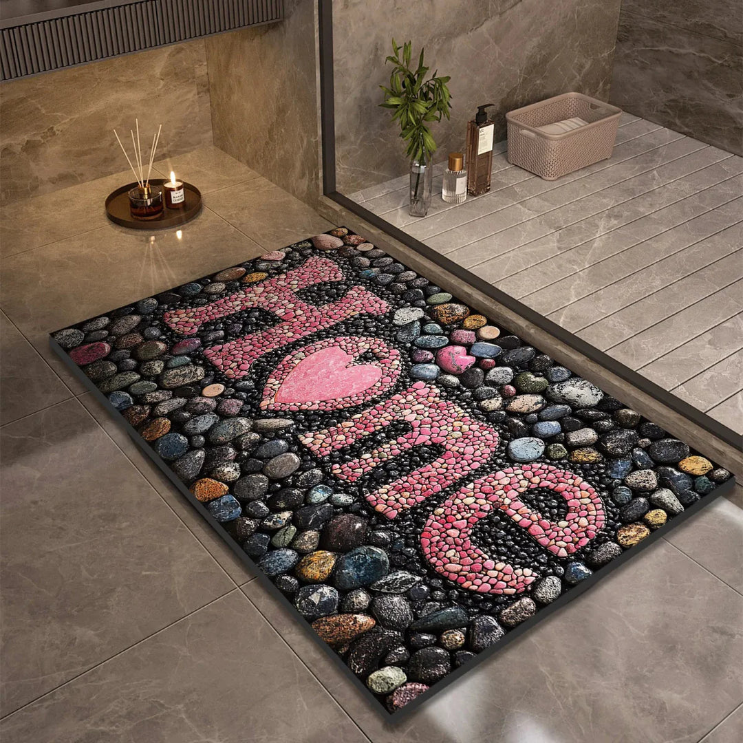 Skanto | AQUASOFT BADERMATTE – Diatomitt Badematte for Sikkerhet & Komfort