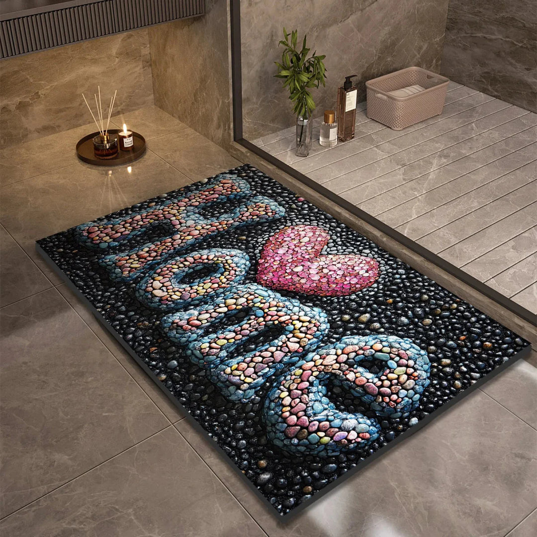 Skanto | AQUASOFT BADERMATTE – Diatomitt Badematte for Sikkerhet & Komfort