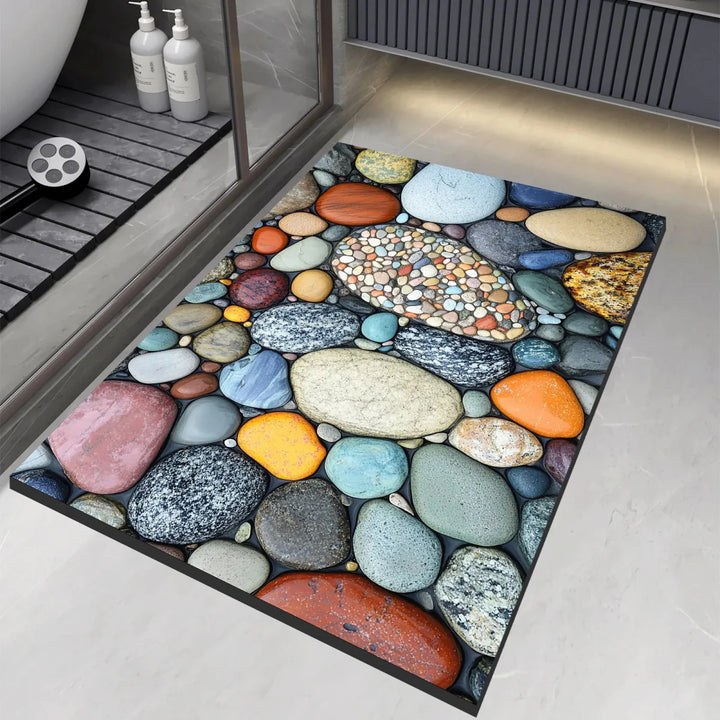 Skanto | AQUASOFT BADERMATTE – Diatomitt Badematte for Sikkerhet & Komfort