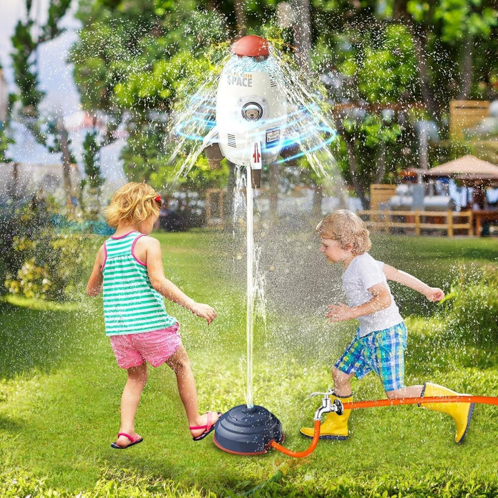 Skanto | AQUASPIN – 360° Rotasjon Vannsprinkler Leketøy for Barn