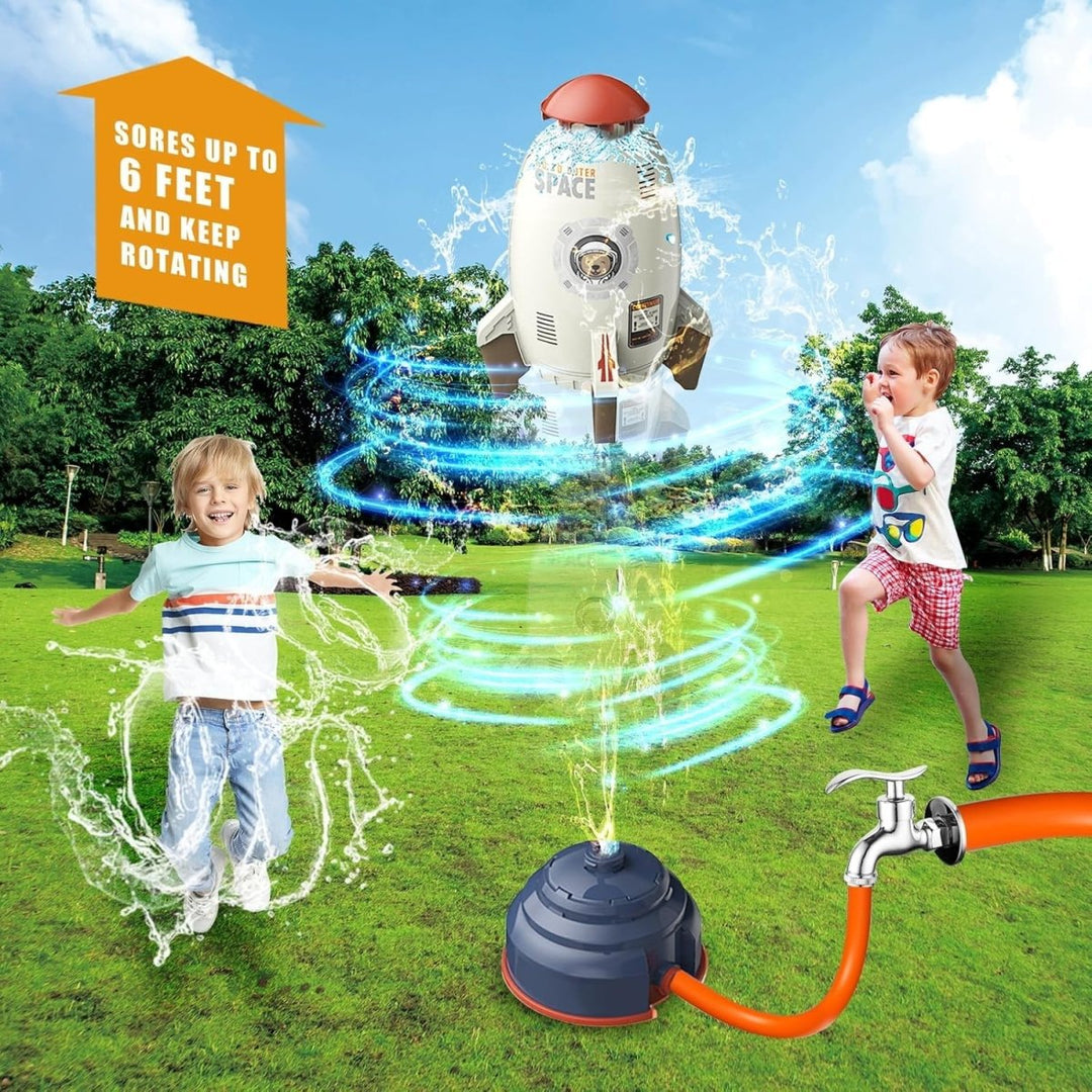 Skanto | AQUASPIN – 360° Rotasjon Vannsprinkler Leketøy for Barn