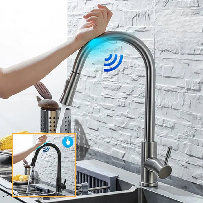 Skanto | AQUATOUCH – Smart Sensor Kjøkkenkran med Utrekkbart Design