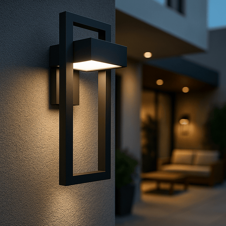 Skanto | ARCORA – Moderne Utendørs Vegglampe med LED & Værbeskyttelse