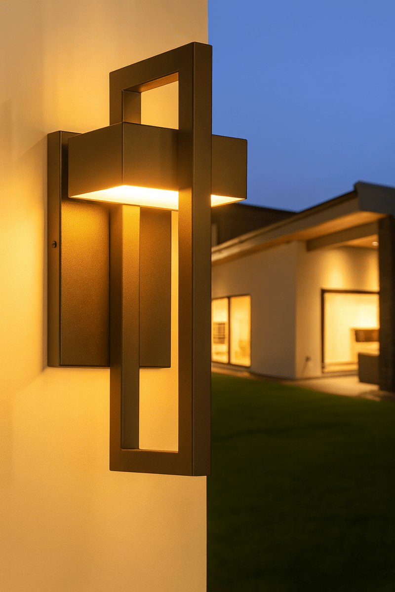 Skanto | ARCORA – Moderne Utendørs Vegglampe med LED & Værbeskyttelse