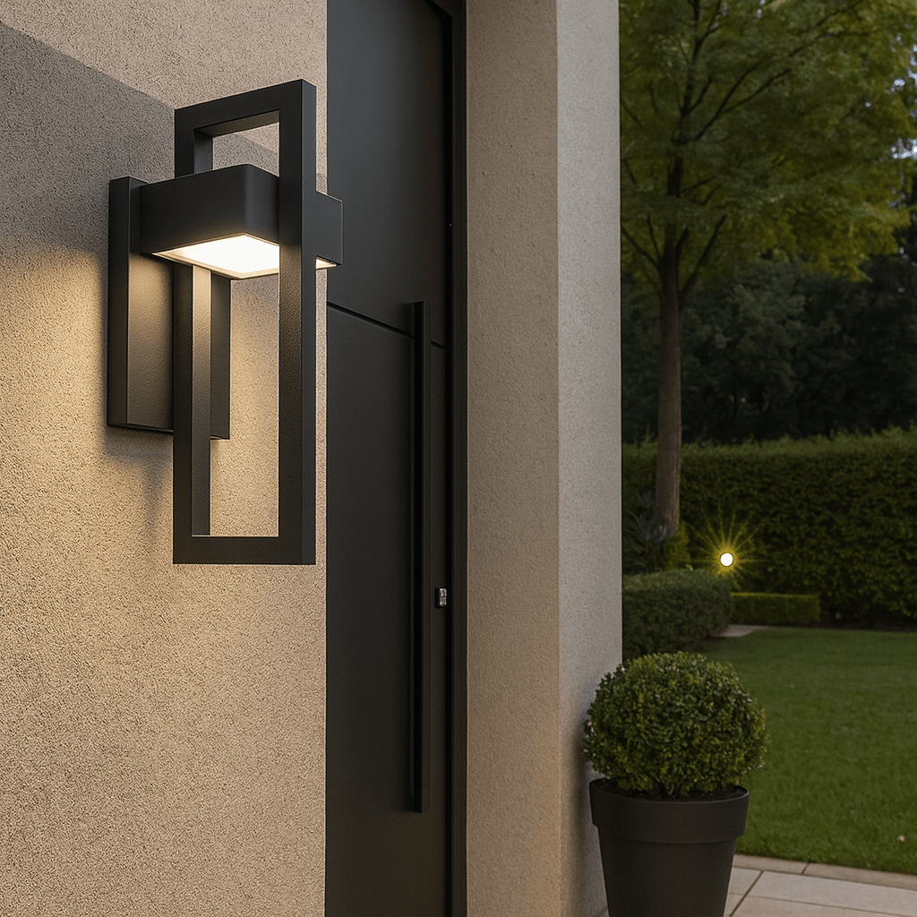 Skanto | ARCORA – Moderne Utendørs Vegglampe med LED & Værbeskyttelse