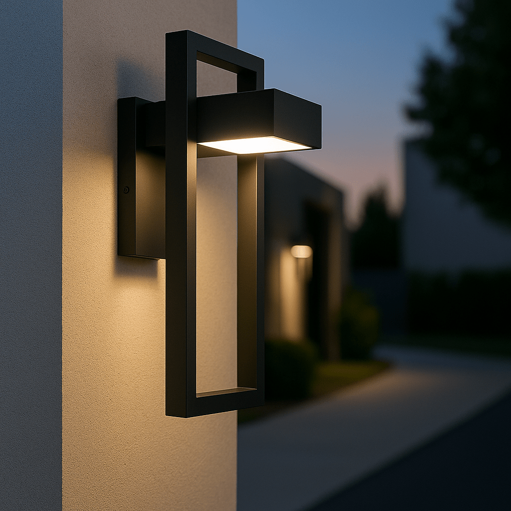 Skanto | ARCORA – Moderne Utendørs Vegglampe med LED & Værbeskyttelse