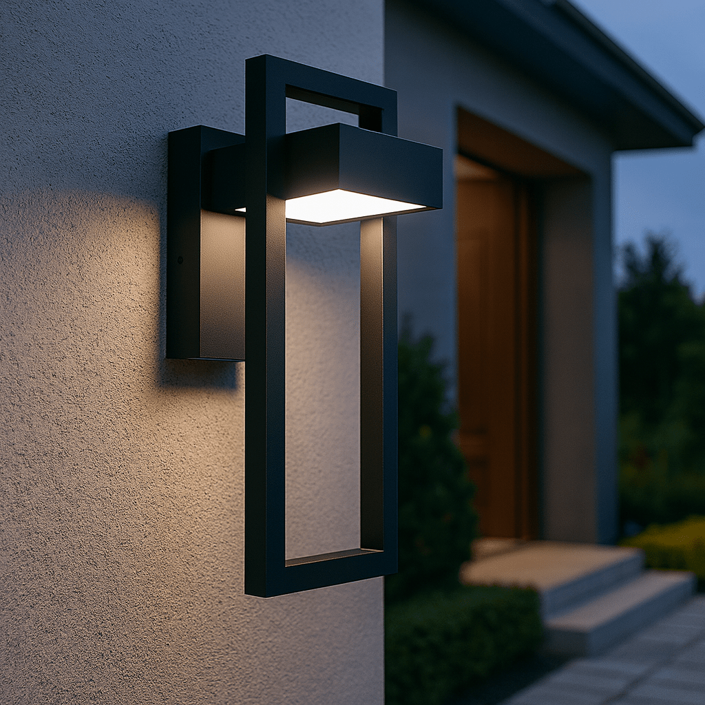 Skanto | ARCORA – Moderne Utendørs Vegglampe med LED & Værbeskyttelse