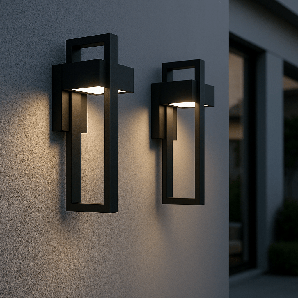 Skanto | ARCORA – Moderne Utendørs Vegglampe med LED & Værbeskyttelse