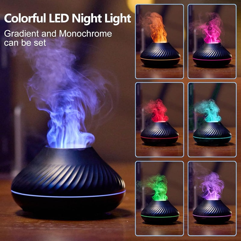 Skanto | Essensiell Olje Diffuser med LED Flamme Effekt